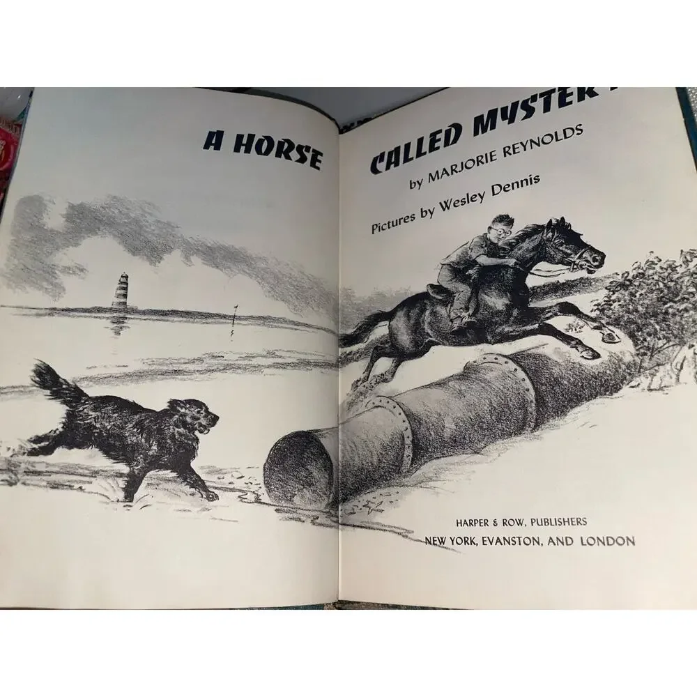 A Horse Called Mystery Marjorie Reynolds 1964 HC Vintage Ex Library Children’s